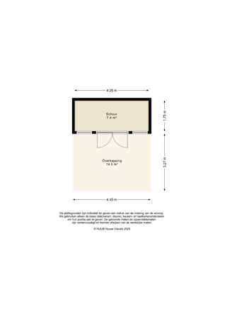 Floorplan - Karveel 46 84, 8242 VE Lelystad