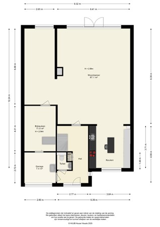 Floorplan - Jol 12 3, 8243 EA Lelystad