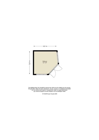 Floorplan - Jol 12 3, 8243 EA Lelystad