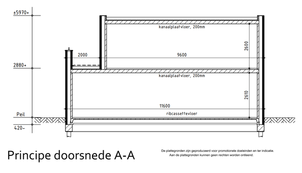 Floorplan - Parnassialaan 194, 8245 HD Lelystad