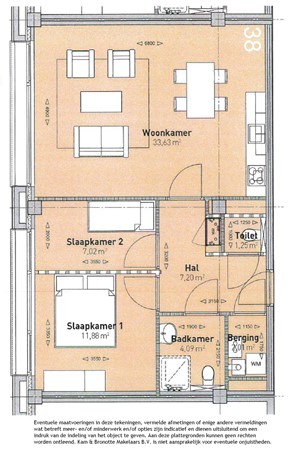Floorplan - Waagstraat 15, 8232 DZ Lelystad