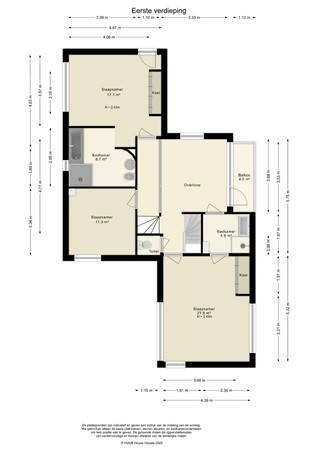 Floorplan - Hollandse Hout 132, 8244 GE Lelystad
