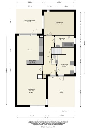 Floorplan - Hunsingo 24, 8245 DA Lelystad