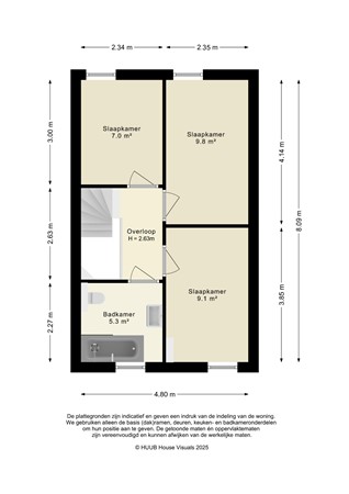 Floorplan - Tallinnstraat 3, 8232 RJ Lelystad