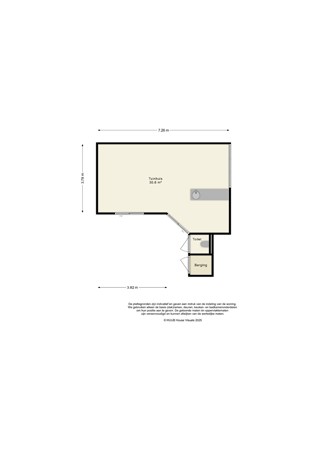 Floorplan - Roderveld 58, 8219 CB Lelystad