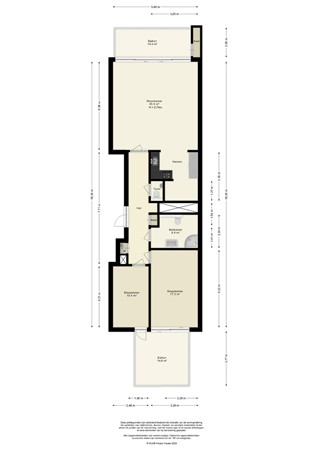 Floorplan - Zilverparkkade 87, 8232 WK Lelystad