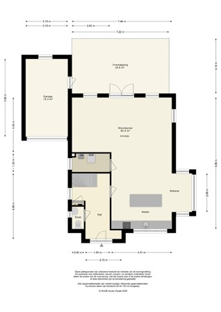 Floorplan - Marquette 27, 8219 AN Lelystad
