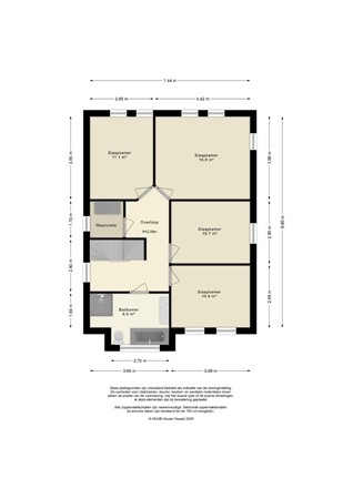 Floorplan - Marquette 27, 8219 AN Lelystad