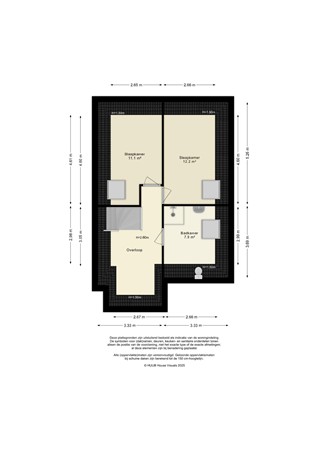 Floorplan - Marquette 27, 8219 AN Lelystad