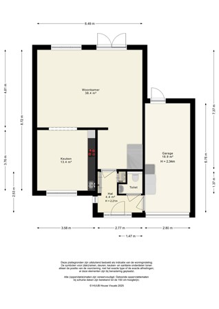 Floorplan - Gondel 27 22, 8243 CR Lelystad