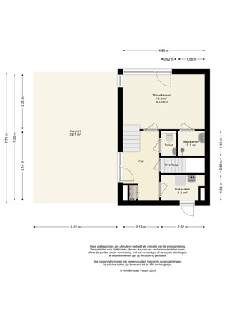 Floorplan - Duintop 11, 8242 RH Lelystad