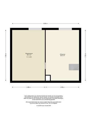 Floorplan - Duintop 11, 8242 RH Lelystad