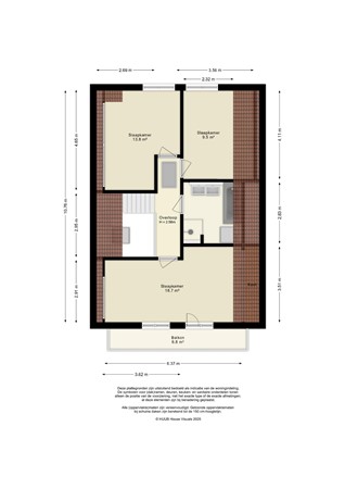 Floorplan - Landfort 96, 8219 AM Lelystad