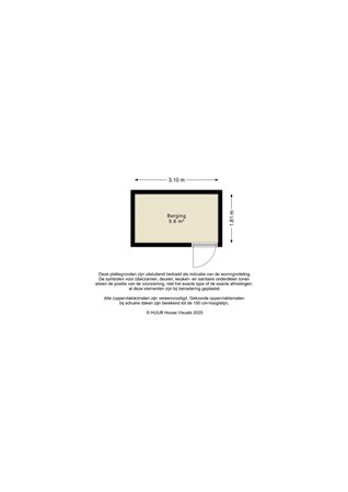 Floorplan - Botter 35 20, 8243 KE Lelystad