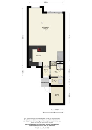 Floorplan - Zoom 20 27, 8225 KP Lelystad