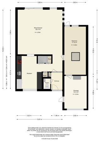 Floorplan - Bongerd 177, 8212 BK Lelystad