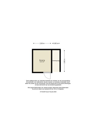 Floorplan - Botter 25 25, 8232 KN Lelystad