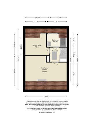 Floorplan - Lemmerstraat 40, 8244 DK Lelystad