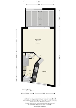 Floorplan - Vloedstraat 70, 8226 DL Lelystad