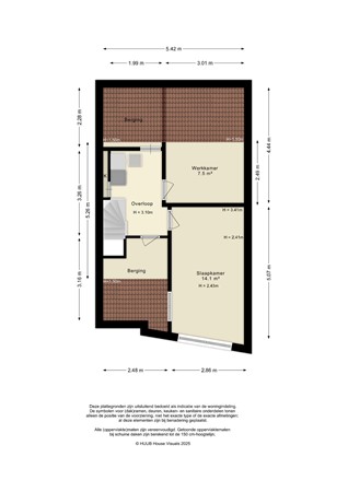 Floorplan - Vloedstraat 70, 8226 DL Lelystad