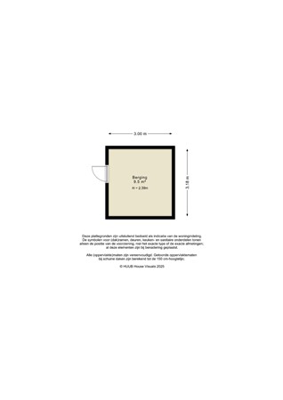 Floorplan - Vloedstraat 70, 8226 DL Lelystad