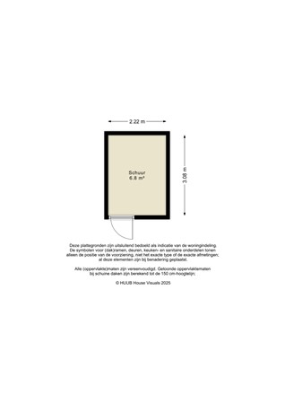 Floorplan - Vijfherenlanden 34, 8245 BA Lelystad