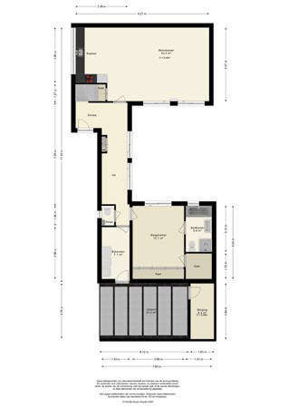 Floorplan - Eendragt 6, 8242 JL Lelystad