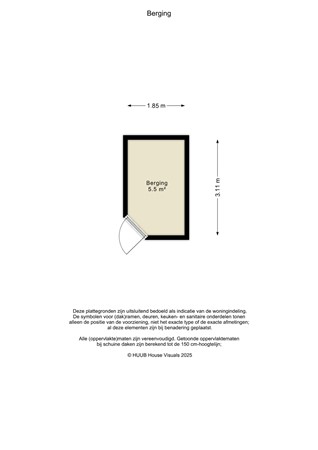 Floorplan - Botter 41 29, 8243 KZ Lelystad