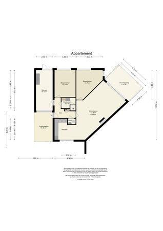 Floorplan - Drechterland 23, 8245 EM Lelystad