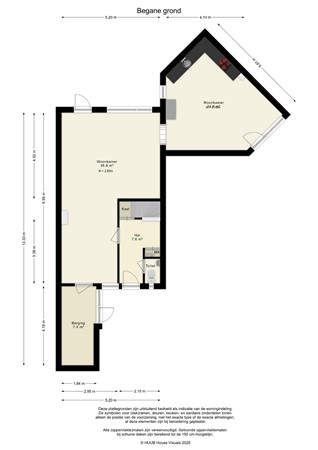 Floorplan - Kamp 17 2, 8225 DN Lelystad