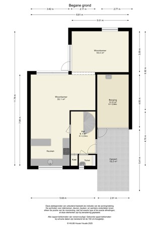 Floorplan - Schouw 49 11, 8232 XA Lelystad