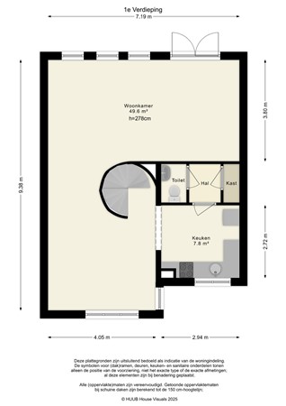 Floorplan - Kennemerland 88, 8245 EC Lelystad