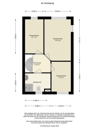 Floorplan - Kennemerland 88, 8245 EC Lelystad