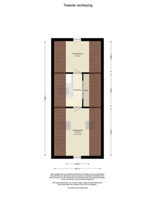 Floorplan - Westhoven 128, 8219 AE Lelystad
