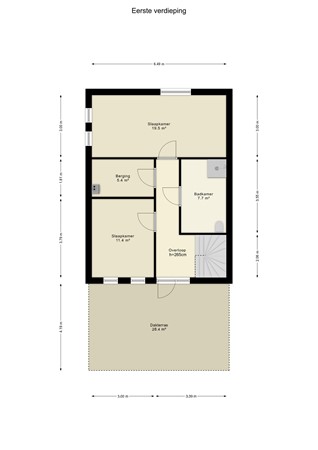 Floorplan - Kopenhagenlaan 86, 8232 RE Lelystad