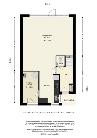 Floorplan - Kempenaar 10 22, 8231 VH Lelystad
