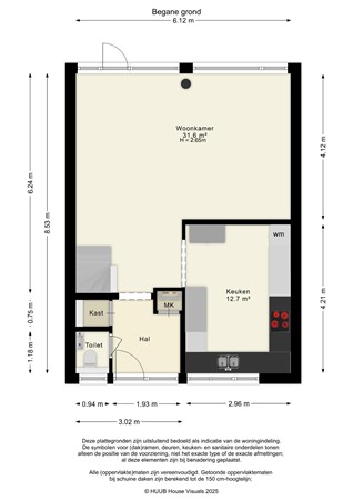 Floorplan - Langezand 19, 8223 WB Lelystad