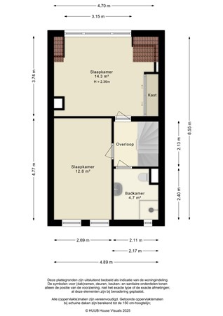 Floorplan - De Stelling 11 15, 8232 ED Lelystad