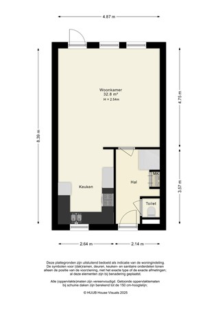 Floorplan - De Stelling 11 15, 8232 ED Lelystad