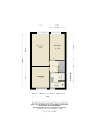 Floorplan - Punter 33 63, 8242 EP Lelystad
