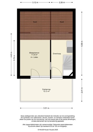 Floorplan - Parkwijklaan 93, 1326 DR Almere