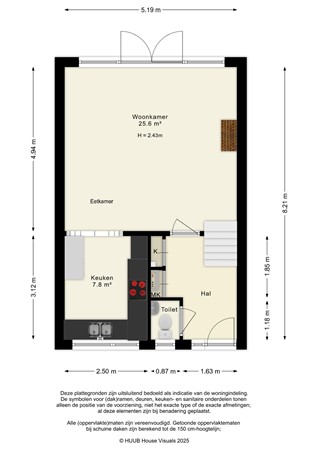 Floorplan - Wisentstraat 5, 1338 JG Almere