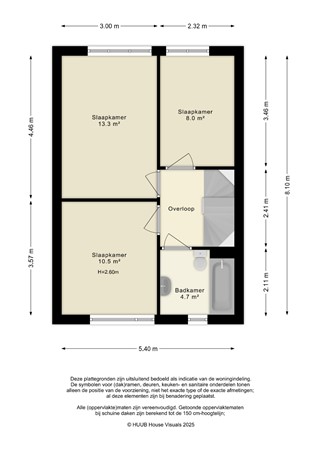 Floorplan - Rozengaard 18 10, 8212 DP Lelystad