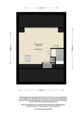 Floorplan - Rozengaard 18 10, 8212 DP Lelystad