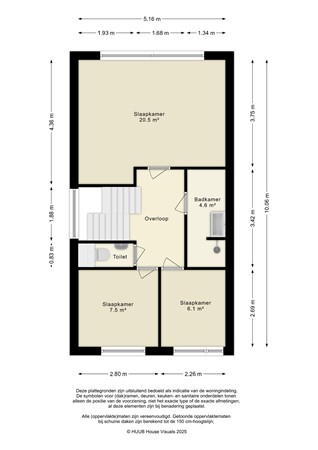 Floorplan - Breehorn 90, 8223 CR Lelystad