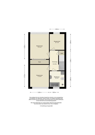Floorplan - Eikenstraat 11, 1326 AG Almere