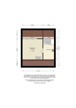 Floorplan - De Veste 16 56, 8231 JK Lelystad