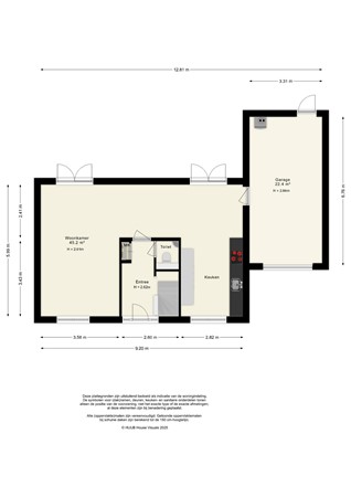 Floorplan - Het Everloo 59, 8219 DH Lelystad