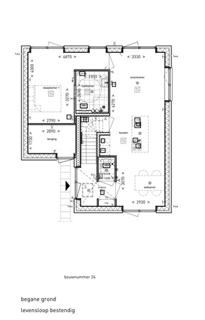 Floorplan - Beloop bnr 24: vrijstaand en levensloop, 3894 LB Zeewolde