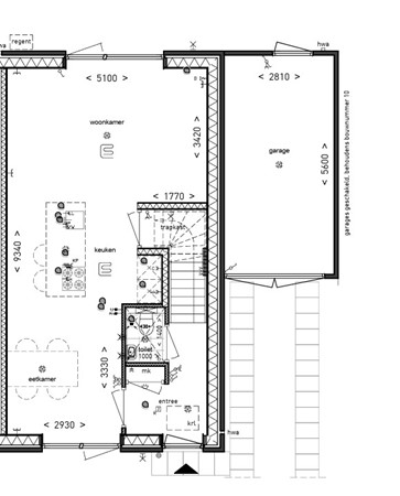 Floorplan - Langeoog bnr 10: 2^1kap woning, 3894 LB Zeewolde